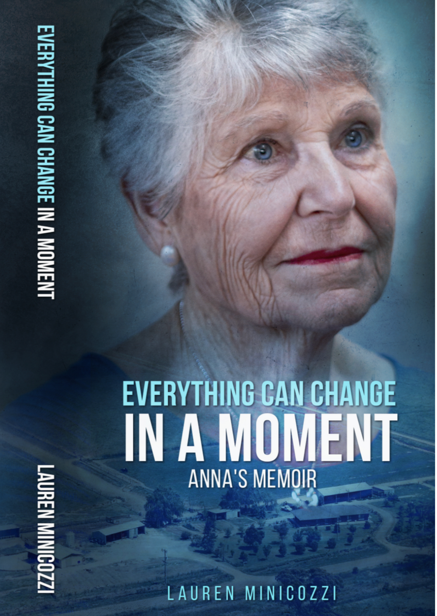 Everything can change in a moment. Anna's memoir